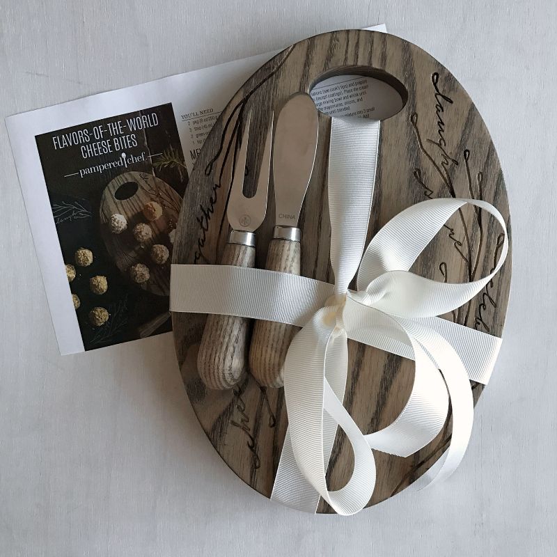 pamperedchef's tweet photo. Our Ash Wood Cheese Serving Set will give your cheese boards, charcuterie platters &amp; appetizers a gorgeous new look! https://t.co/xXm0d4pHNN https://t.co/R8v3cLo2xS