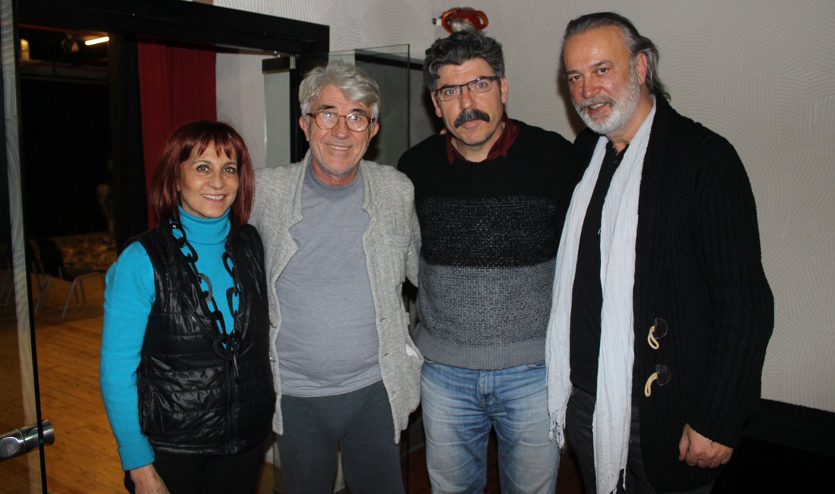 nasuhbektas's tweet photo. Bo Studio Sahne, Adam gibi bir oyunla "Adam Adam" ile açılışı yaptı.
@bosahne @leventozdilek @NGokasan @NiluferBiyikli https://t.co/mD9a5DBdZ1