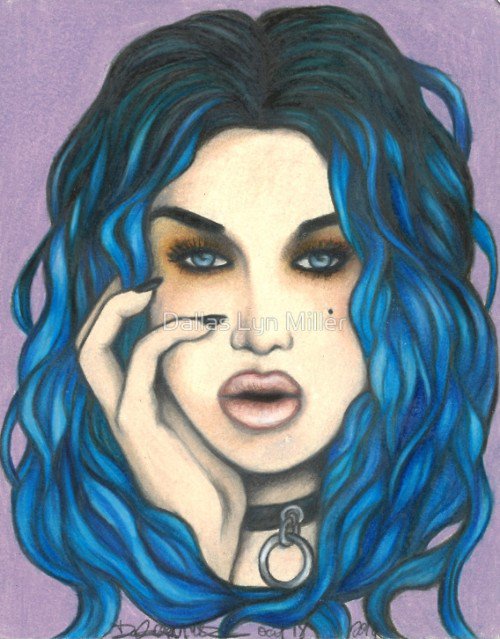 "I Adore You ~ Adore Delano" colored pencils by Dallas Lyn Miller @IamDallasLyn artofday.com/wordpress/?p=7… #TwitterFirstFriday #delano