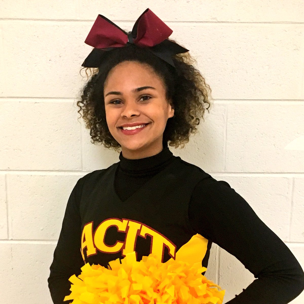 ACITcheer's tweet photo. Happy birthday shout out to one of our seniors Peyton @peypeyalldayxo ❤️💛🎉 https://t.co/quavgSOv2T