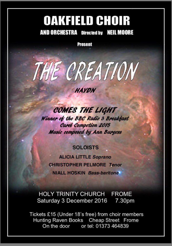 ChrisPelmore's tweet photo. Finished my final practice before I'm off to perform Haydn's glorious Creation with @bathmusicman @oakfieldchoir  and @NiallHoskin tomorrow! https://t.co/A92DObVciT