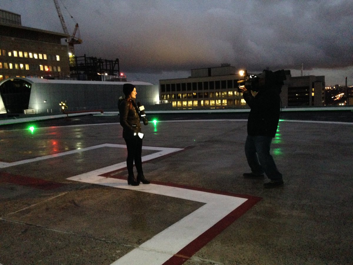SandraChiovitti's tweet photo. In yet another first, we're broadcasting live from the @sickkids helipad with @stellaacquisto &amp; @CityNews because... #SickKidsVS https://t.co/BBmZU6jNlV