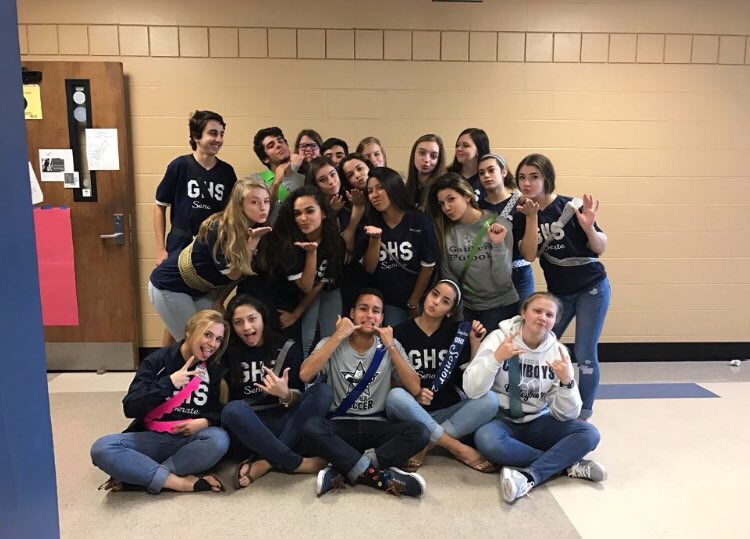 Gaither_BOTB's tweet photo. Some of our AMAZING Senators rocked seat belts to school to promote next weeks campaign! #CowboysForSeatBeltSafety🚘🏇 https://t.co/QQu7GK6b7G