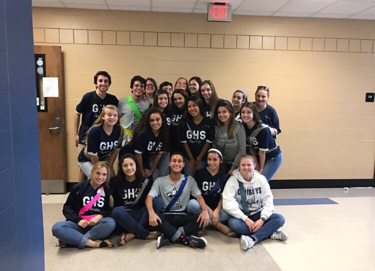 Gaither_BOTB's tweet photo. Some of our AMAZING Senators rocked seat belts to school to promote next weeks campaign! #CowboysForSeatBeltSafety🚘🏇 https://t.co/QQu7GK6b7G