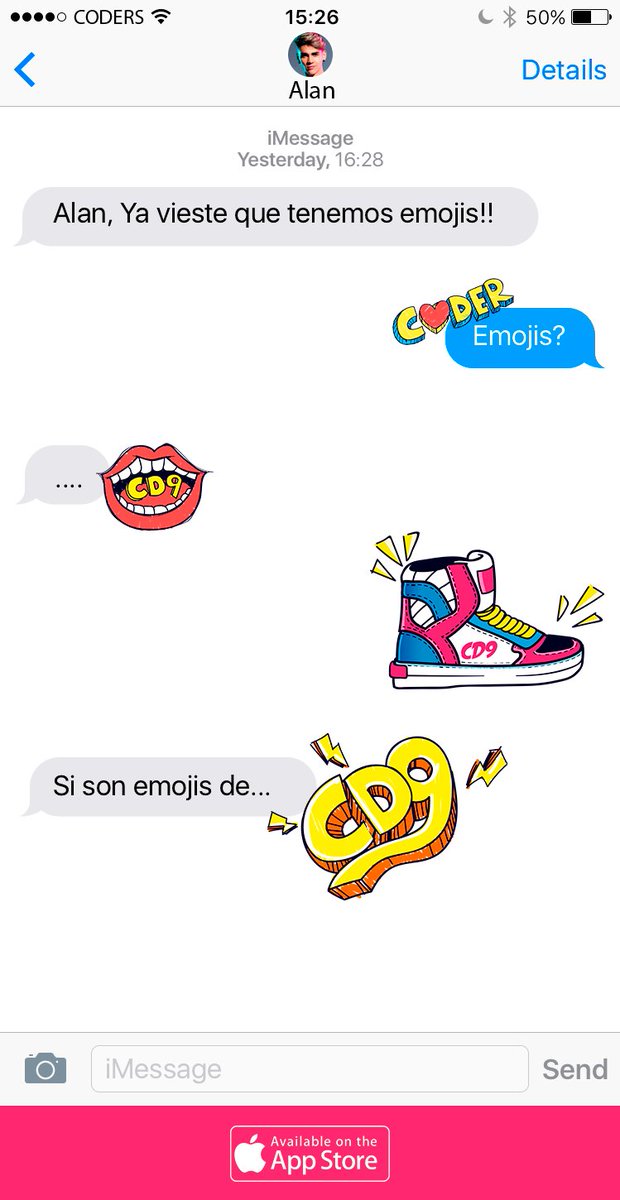 alongmusic's tweet image. Oye @soyalannavarro…  #CD9EMOJIS smarturl.it/cd9stickers