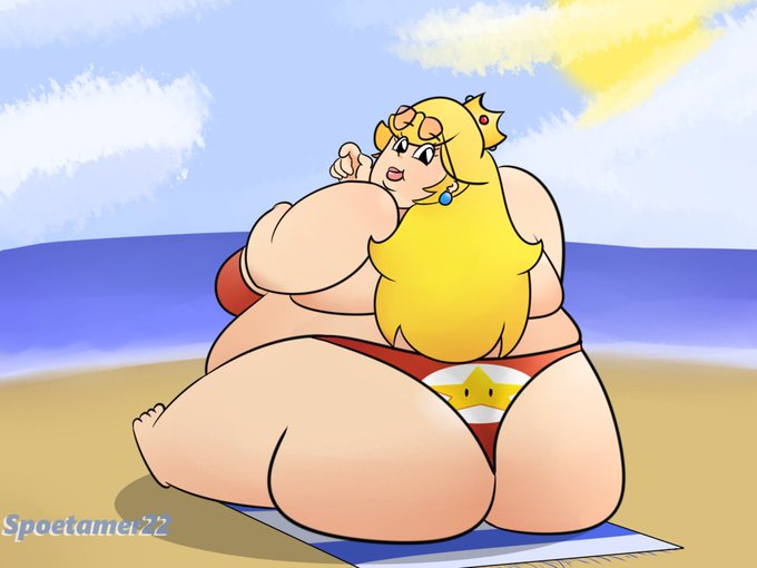 Princess peach bbw