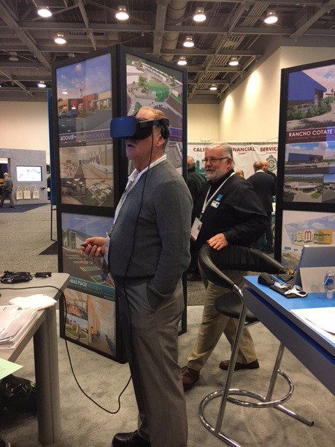 WLC_Architects's tweet photo. We're at the #CSBA2016 conference! Come by booth #601 and check out our VR headset! #VR #VirtualReality #architecture #design https://t.co/My3BZ8V5ZC
