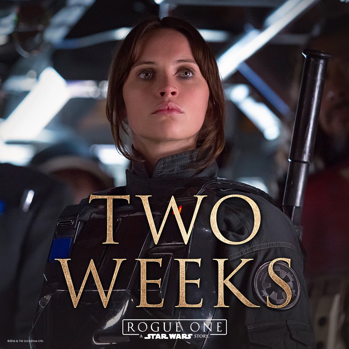 starwars's tweet photo. Proceed with the countdown. #RogueOne https://t.co/0tbW8a10It