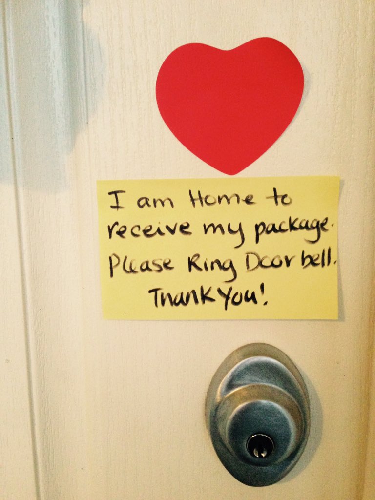 Dear <a href="/canadapostcorp/">Canada Post</a> I call BS on the delivery attempt by your "driver". No card was left &amp; I've been home all day.