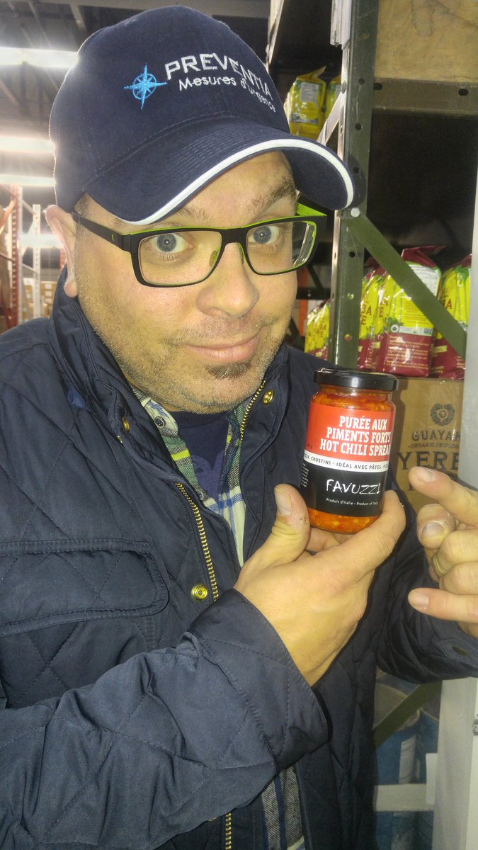 RochonPat's tweet photo. Entre entrepreneurs, faut s'encourager ! Les meilleurs produits d'épicerie fine sont chez #Favuzzi !! #Preventia https://t.co/5LAXmVPtZf
