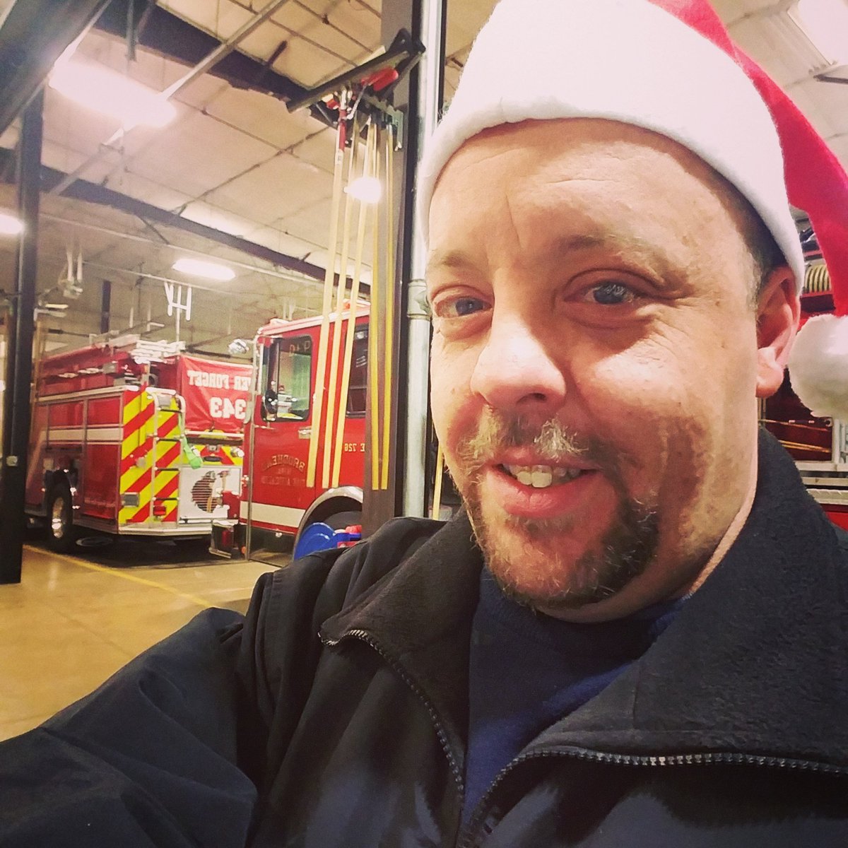 ChadColvin's tweet image. About to hop in the fire truck for the Fire and Ice Lighted Christmas Parade. #brodheadwi #wedidntstartthefire