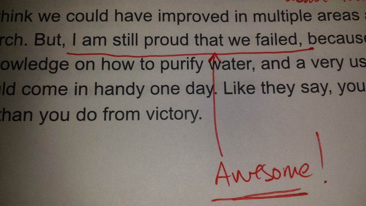 aleeyaali97's tweet image. My students are picking up what I'm throwing down. This makes my day! @schan_tdsb @JFVandermeij @VPstamatopoulos #failureisprogress