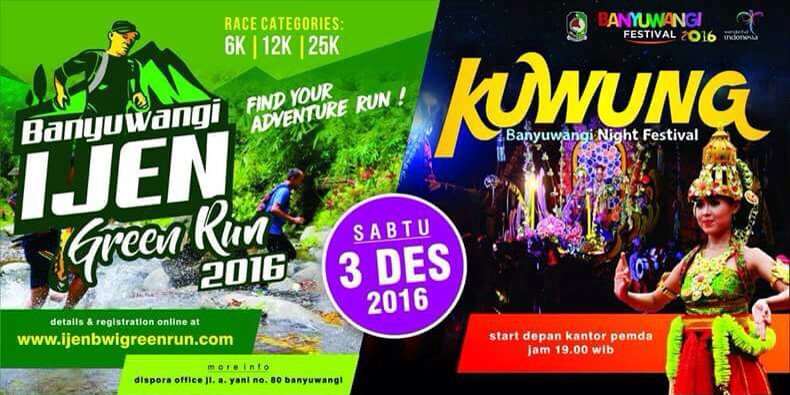 AzwarAnas_A3's tweet photo. Banyuwangi hari ini: Ijen Green Run dan Festival Kuwung. Paduan wisata olahraga dan wisata budaya. Mari piknik! https://t.co/mH4ZNZqkf2