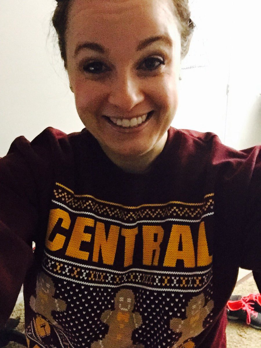 Crystal_CMU's tweet photo. Thanks @CMUBookstore for the great holiday sweatshirt! https://t.co/JT62vTXZTM
