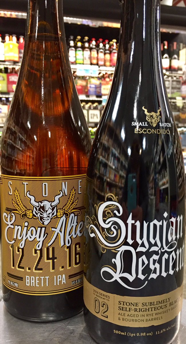 MOMs_Beer_Wine's tweet photo. More new deliciousness from @StoneBrewingCo has just arrived @MOMsOrganicMrkt in #Arlington You just have to wait to enjoy it! #EnjoyAfter 🍻 https://t.co/1zKMktQja7