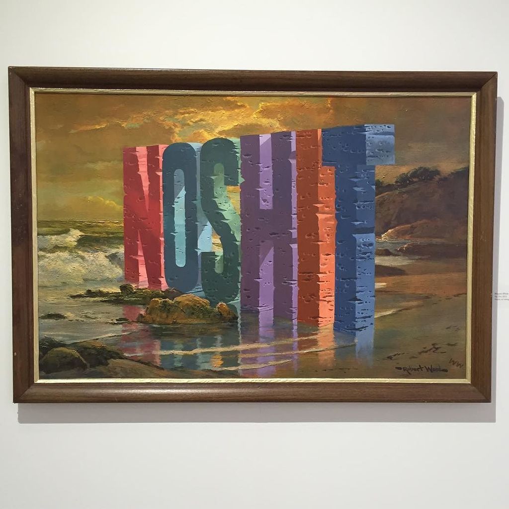 designmilk's tweet photo. #NoShit by @waynewhiteart at @scopeartshow. 📸 by @element75 #t  #waynewhite #painting #scope #scopeartshow #scopear… https://t.co/KpeaUa2nO4