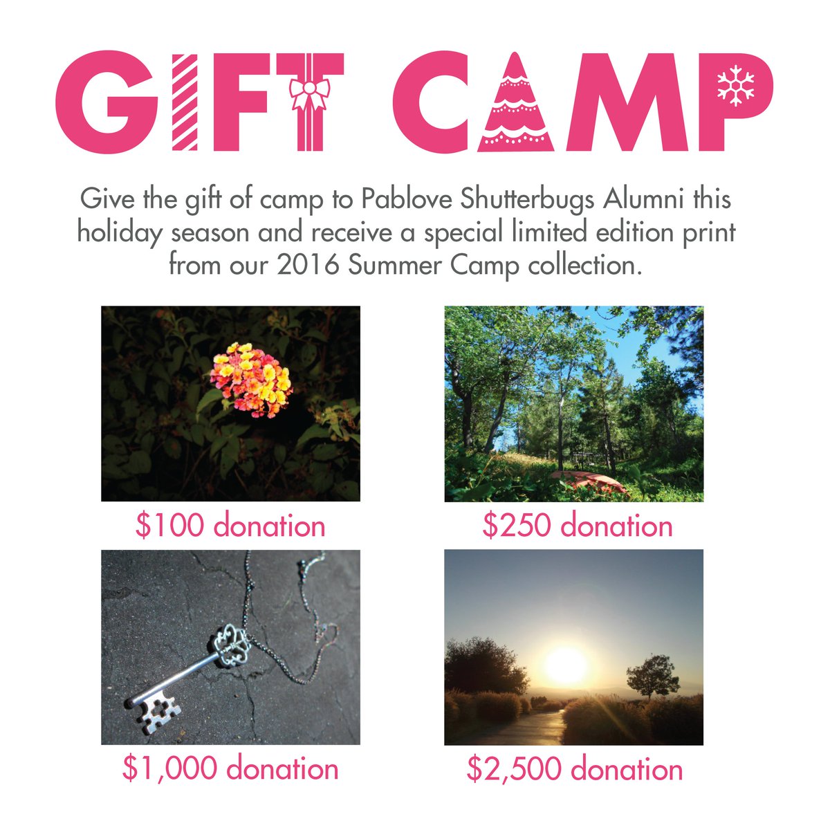 pablove's tweet photo. We'll send you a beautiful limited edition print when you support Pablove Shutterbugs Summer Camp. https://t.co/GHvFCF2BtQ #giftcamp https://t.co/vCXvlBkFzi
