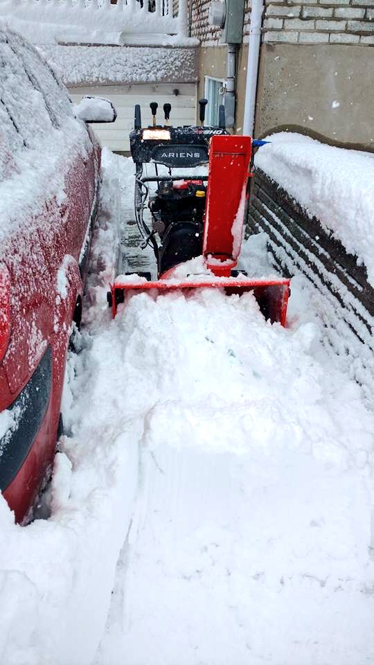 12+ inches of heavy, wet snow was no problem for this new Platinum 30 SHO in Ontario, Canada. Thanks for sharing Dave. #KingOfSnow
