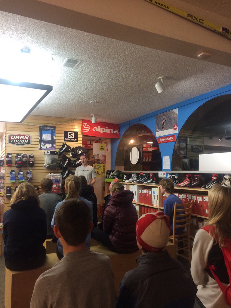 Talking technique with <a href="/slowerskier/">Nathan Schultz</a> at <a href="/bouldernordic/">Boulder Nordic Sport</a>