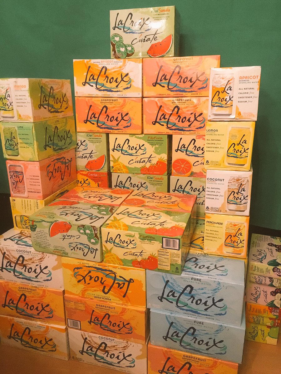 Randygbk's tweet photo. OMG! I have a 3 week supply of La Croix when this is done as well! #SoHydrated https://t.co/yvvqfSw48H