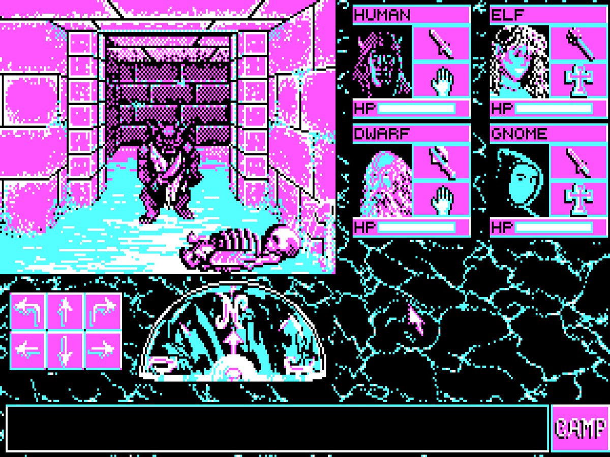 dosnostalgic's tweet photo. Eye of the Beholder in VGA, EGA, and CGA. #DOSGaming https://t.co/QjWDdZEiJJ