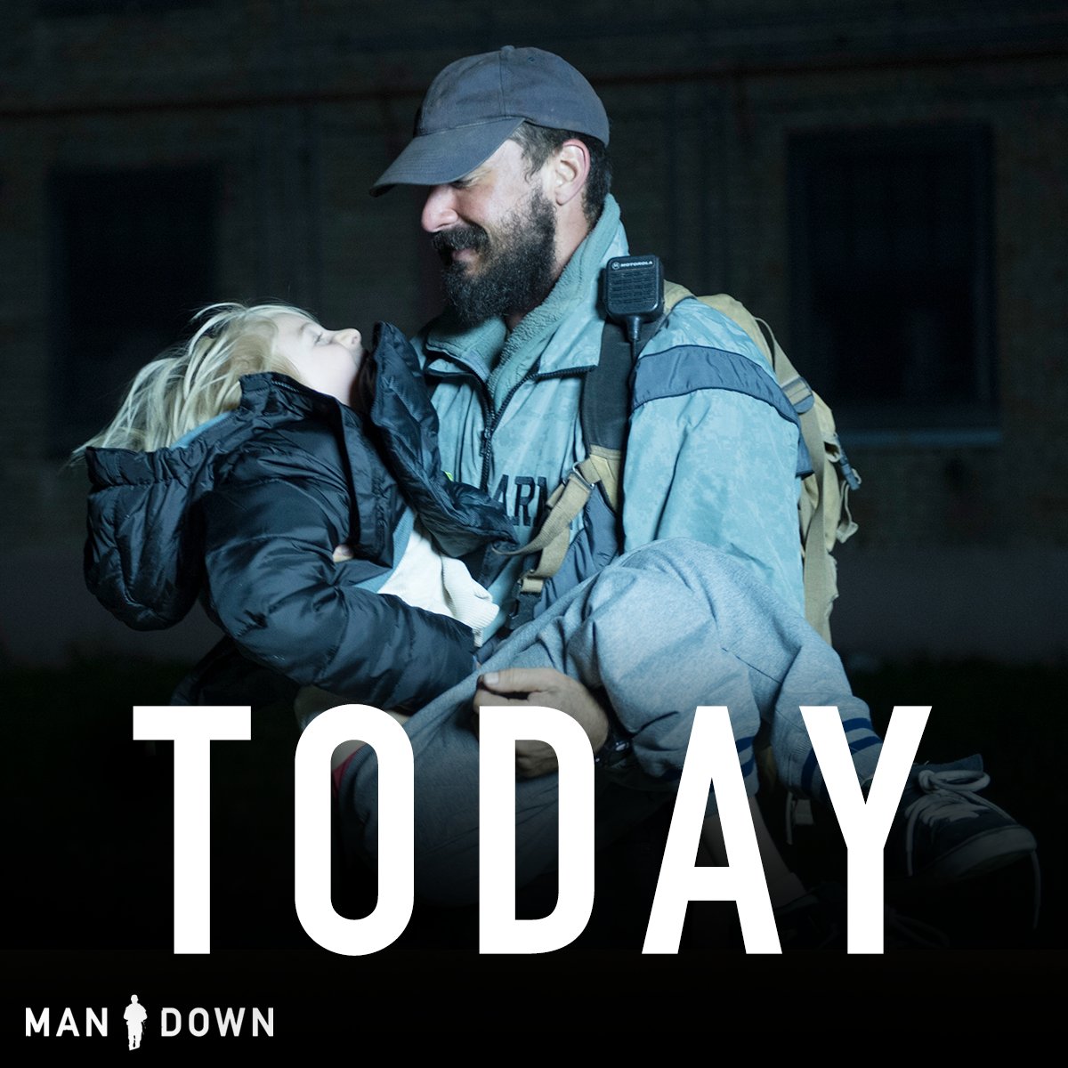 ManDownMovie's tweet photo. A father is a son’s first hero. #ManDown is now playing in theaters. Buy your tickets today https://t.co/z10OqrFnEn https://t.co/l9vjB8spOW