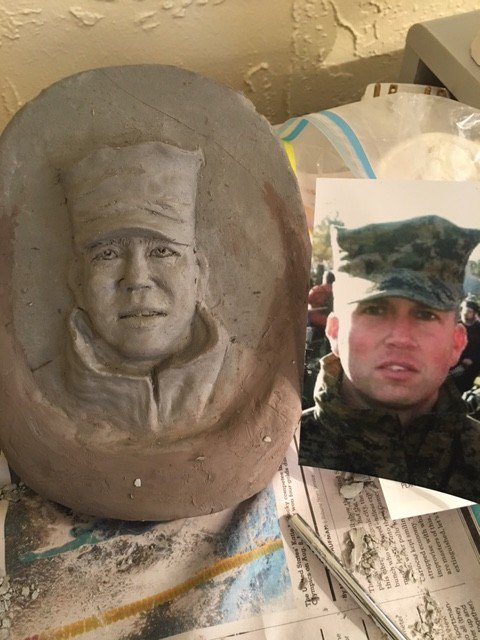 Art_of_Day's tweet photo. Clay portrait carving by Cathie Cordova Oldham @cathiesfineart https://t.co/mqAugFX9Bm #TwitterFirstFriday #clay #wip #portrait https://t.co/tnU9g5DuEE