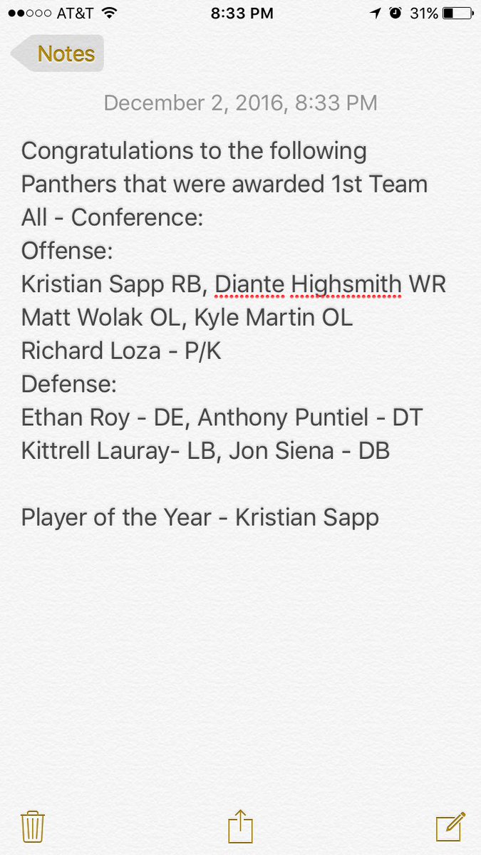 CoachEckert's tweet photo. All Conference Announcement: https://t.co/eEP4n3zW8p