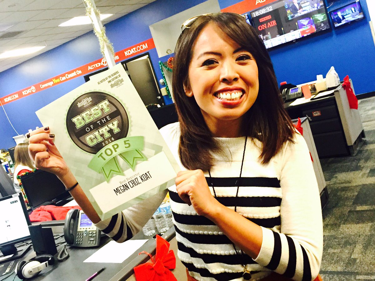 MeganDcCruz's tweet photo. SO HONORED! Thank you, #ABQ! I'm humbled and very grateful: https://t.co/aVENDtIgp7 #BOTC2016 @abqthemag #reporterlife #journalism https://t.co/hvD6VDRX56