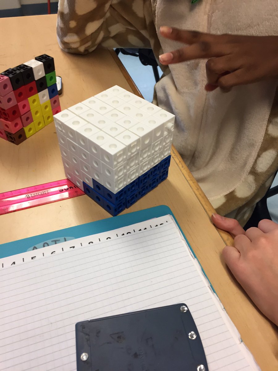 NatalieCogan's tweet photo. Students persevere to try to solve the painted cube challenge. #macgmath https://t.co/tybZHFpReh