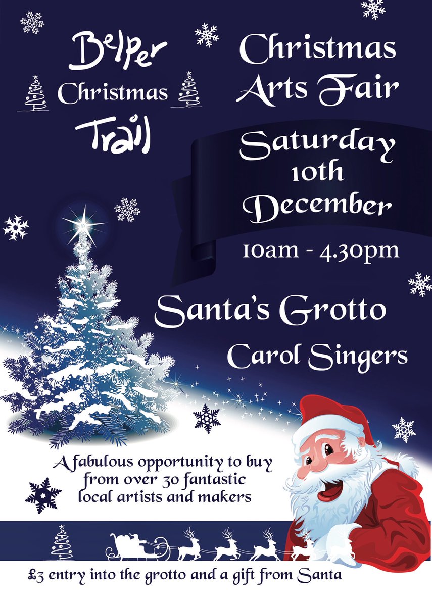 Guess who's in town next weekend? #SantaInBelper