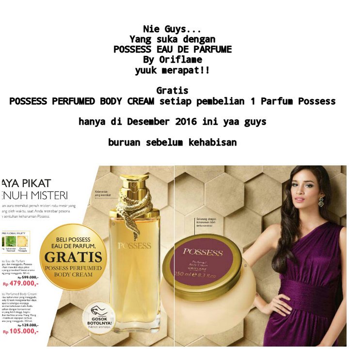 76Kosmetik's tweet photo. Yuuk fansnya parfume oriflame
Yang pengen jadi member bisa merapat.. hubungi CP yang ada di bio

#oriflame #possess #bodycream #parfume https://t.co/N5jCCsZEhm