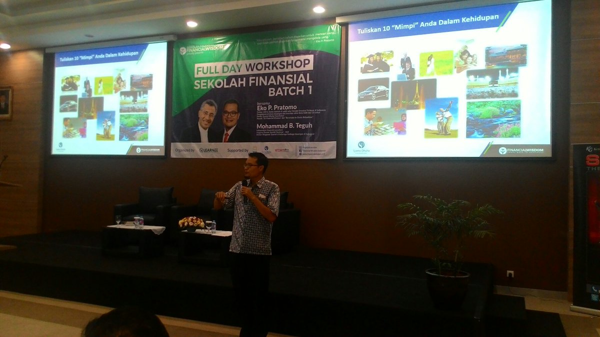 Sesi 3 "Financial Goals" Workshop #CerdasFinansial bersama <a href="/Mohammad_Teguh/">Mohammad B. Teguh</a>