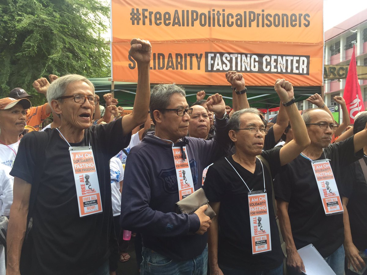 7 araw na hunger strike sa Mendiola, Maynila para sa pagpapalaya sa political prisoners, nagsimula na | via <a href="/zhandercayabyab/">Zhander Cayabyab</a>