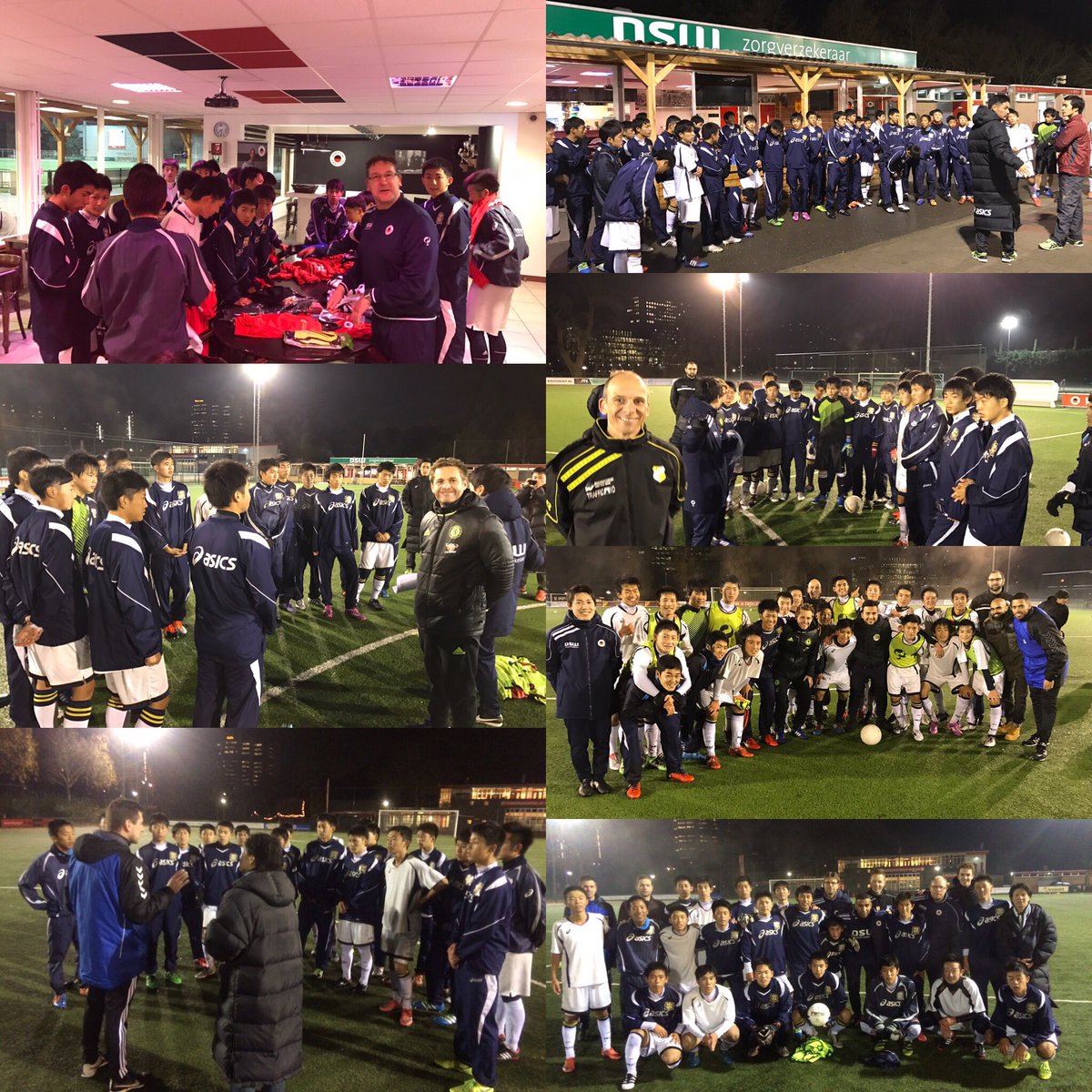 Innovatie Excelsior ism UEFA C cursus. Fujieda Meisei uit Japan als oefengroep, training geven met tolk, uniek in Nederland. Ontwikkeling 👍🏻