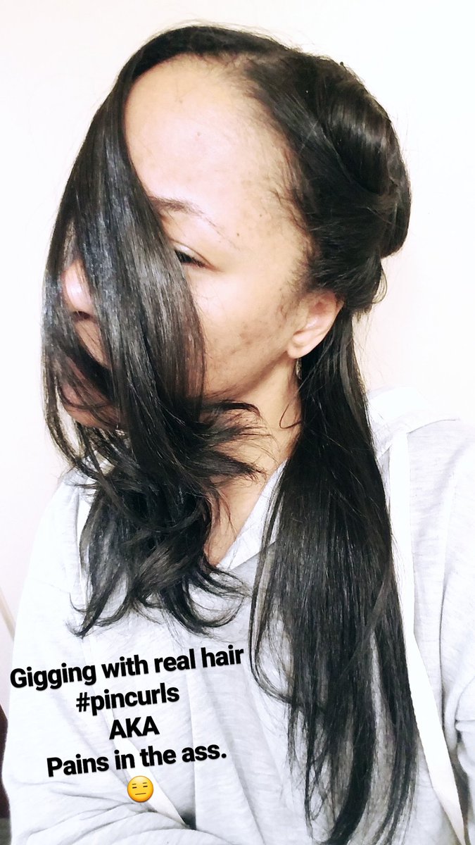 wyann's tweet image. 😕 #roadlife #straighthairproblems