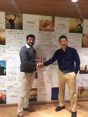 TeamFitMeIn's tweet photo. We're fitter than ever. FitMeIn onboards Japanese health-tech firm, FiNC in strategic #partnership. Await more #fitness per workout, people. https://t.co/jyB9zNpwEX