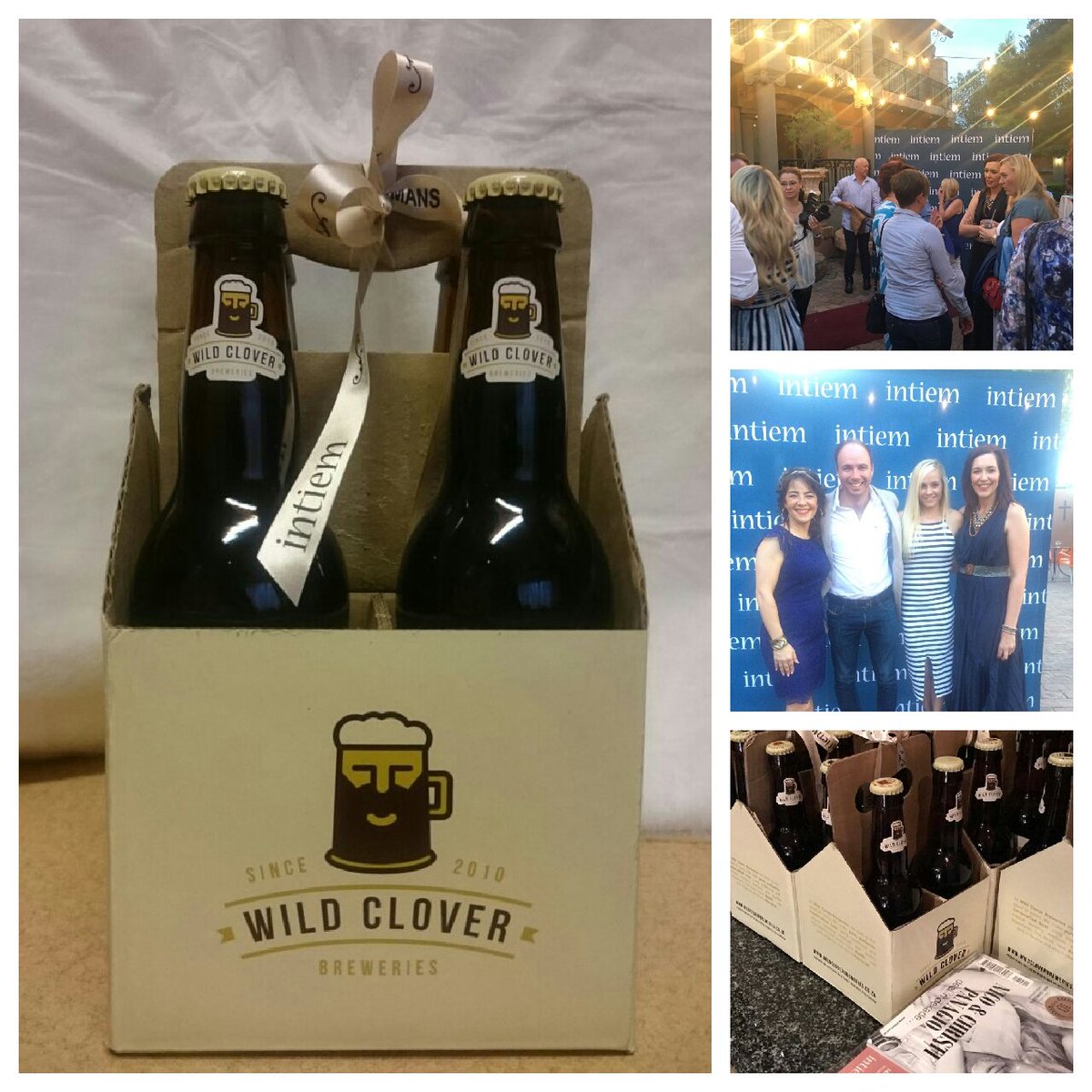 INTIEMhuwelik's tweet photo. Nog #INTIEMword10 partytjie fotos! Dankie @Wildcloverbrew dat julle die manne in ons lewens so bederf het met unieke "craft beer" geskenke! https://t.co/BBnLcKZ0Pm