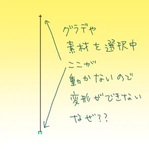 クリスタでグラデや素材の変形ができなくなりました。
再起動してもできなくて何か設定を変えてしまったのか?
今までなったことがなくてどうしたらいいの…ラスタライズで変形することはできるけど不便。誰かわかる人教えてください〜 