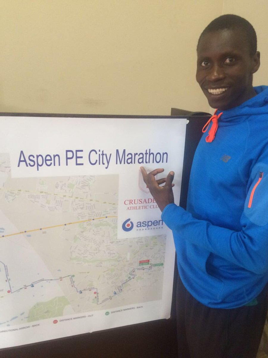 rukadza's tweet photo. What a great event! #AspenPEmarathon thank to my great sponsors @WintergreenSA @PowerBarSA @NewBalance_SA @BOS_Sport https://t.co/Q6gBgvT3qq