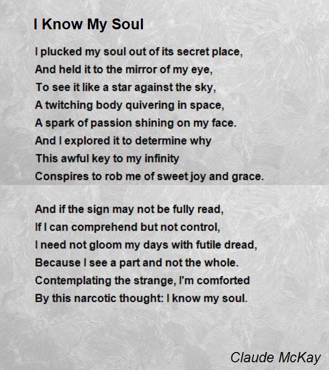 Shirlsrules's tweet photo. One of my fav #poem
Because I see a part and not the whole
Contemplating the strange, I'm comforted
By this narcotic thought: I know my soul https://t.co/HSI8uQQzBa