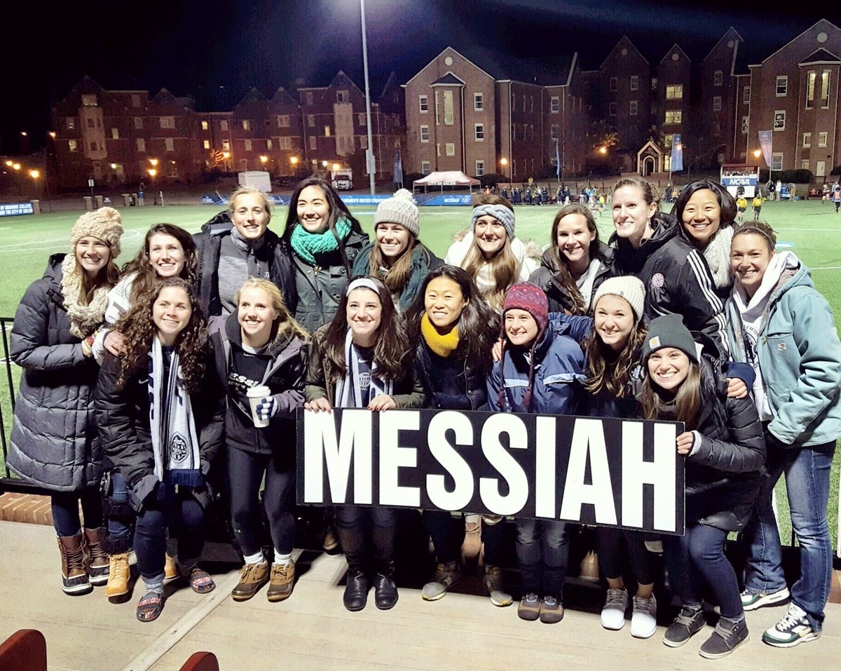 MWSalumni's tweet photo. Saw a lot of heart from the team today. #oneinheartandmind excited for tomorrow's NCAA D3 final! #GoMessiah https://t.co/TzZIp09unh