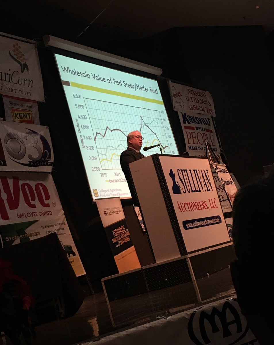 JoBrittRankin's tweet photo. Great presentation on crop and livestock forecasts by Scott Brown @MUExtension #MLS2016 #LivestockSymposium #agriculture #Mizzou https://t.co/9dGt0vAl6v