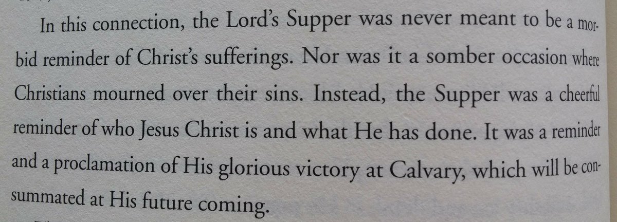 _sge_'s tweet photo. The Lord's supper was never meant to be a morbid reminder of Christ's suffering, but a cheerful proclamation of His glorious victory@Calvary https://t.co/HeySYSlVdI
