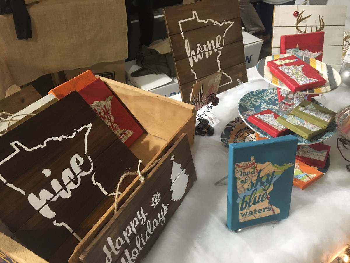 Holidazzle's tweet photo. Every Minnesotan should take a look at some of the fun gift items that @PartlyCloudyMN has here at #Holidazzle. So Minnesotan, love it! https://t.co/iLRjYwDGeP