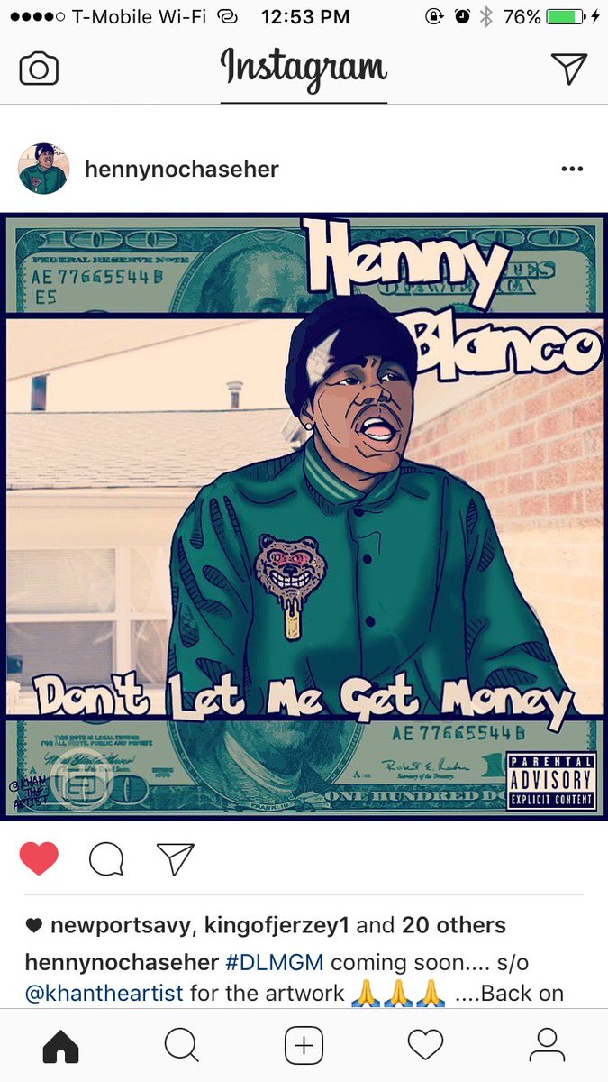 Lo2_datruth's tweet photo. Let me hip my 75 niggas real quick @Hennynochaseher bout to drop some heat ‼️‼️ #gethip #NewJersey #hennyblanco #bravogang https://t.co/CgBU5mb0vb