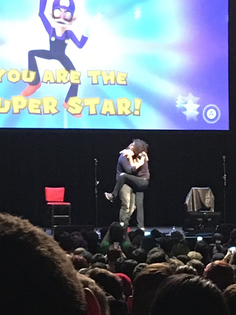 Amber8786's tweet photo. Thanks for a great time @GameGrumps thanks guys. #GoToadGo #BakedZiti https://t.co/0tcdUcJs2V