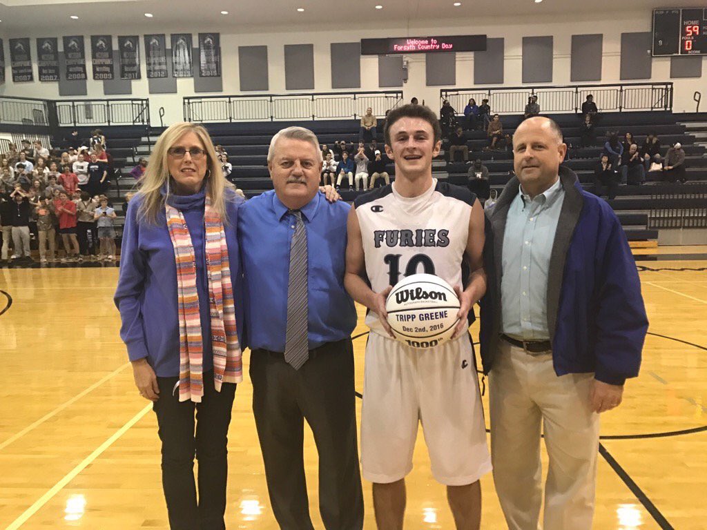 FcdsSection's tweet photo. One night, two dubs, and @trippgreene11 got his 1,000th point #GoFuries https://t.co/w0BggILbh5