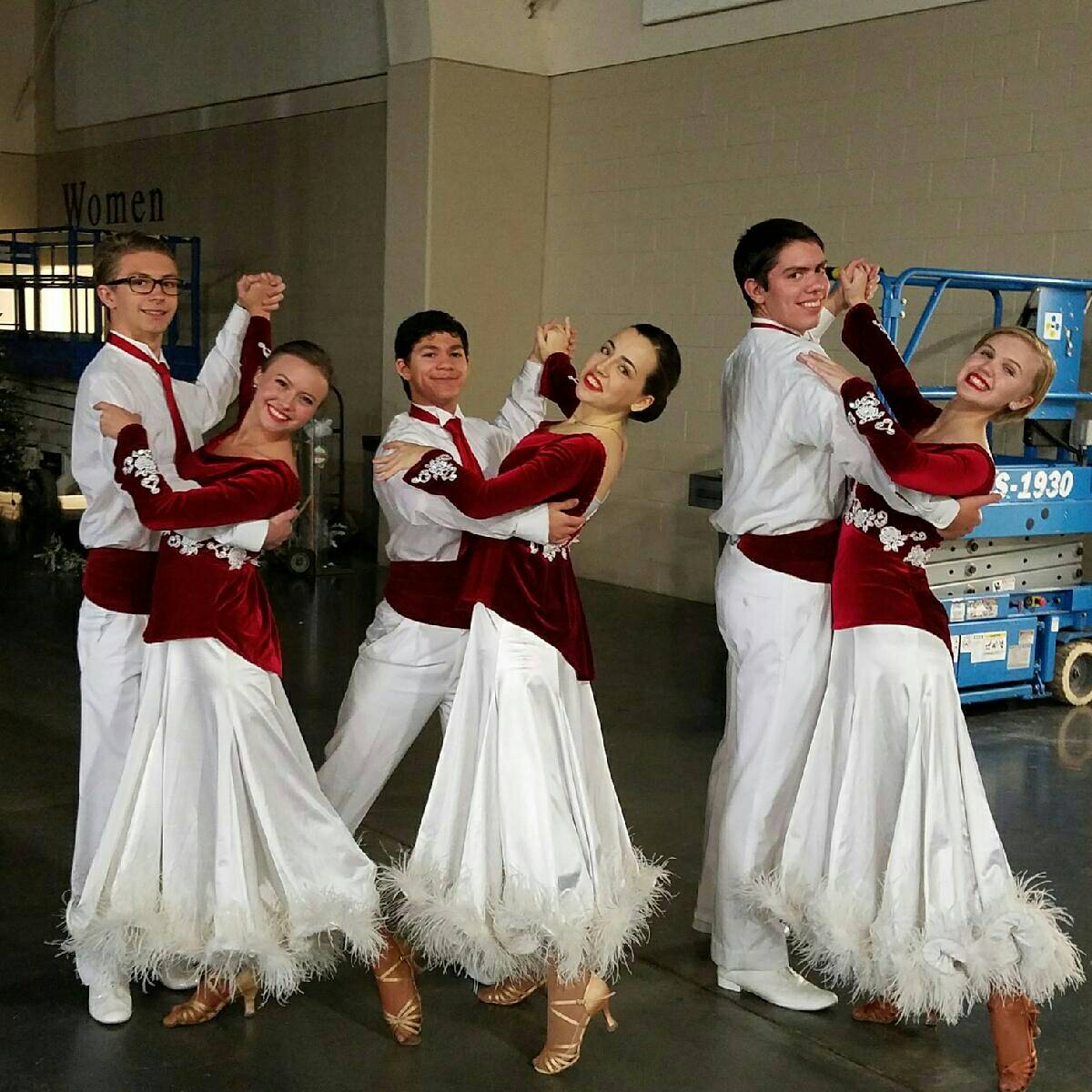 ah_school's tweet photo. The AHS Ballroom Team getting ready to perform at the Festival of Trees. Great job students! #ahsutah #ahsstudentlife https://t.co/QxE6OUnReg