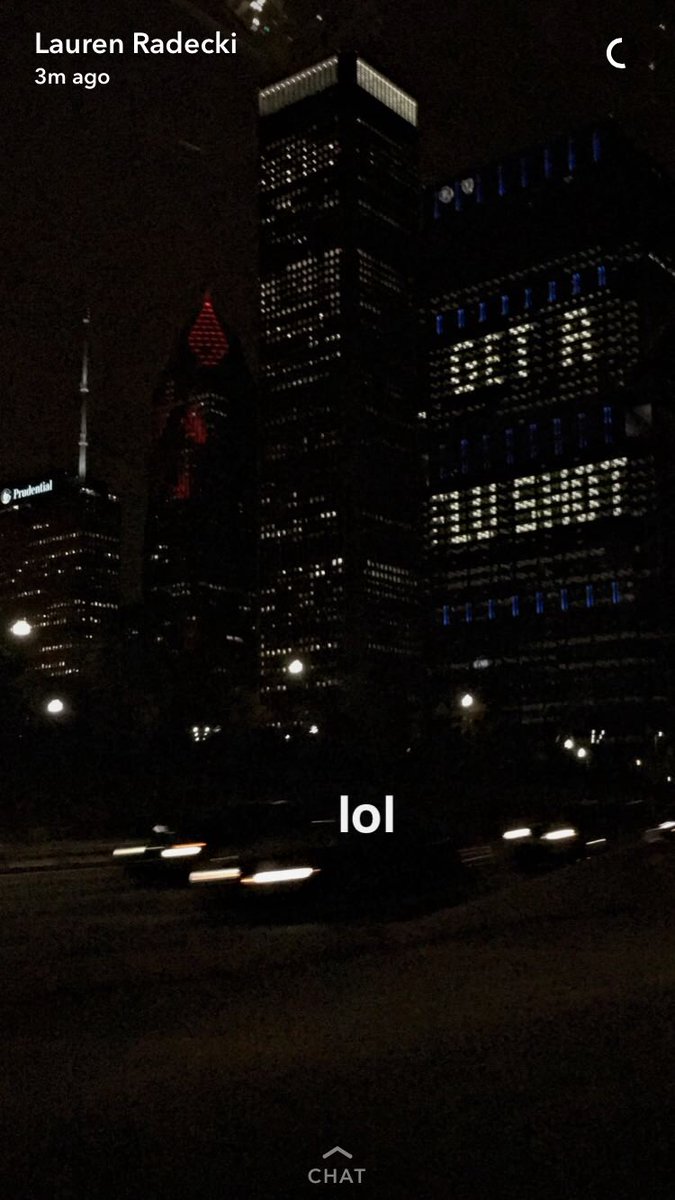 kateboyman's tweet photo. Chicago is so extra sometimes I swear @laurenraddd https://t.co/drACz57RlN